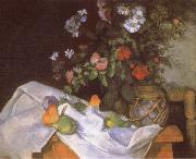 Still life with Flowers and Fruit